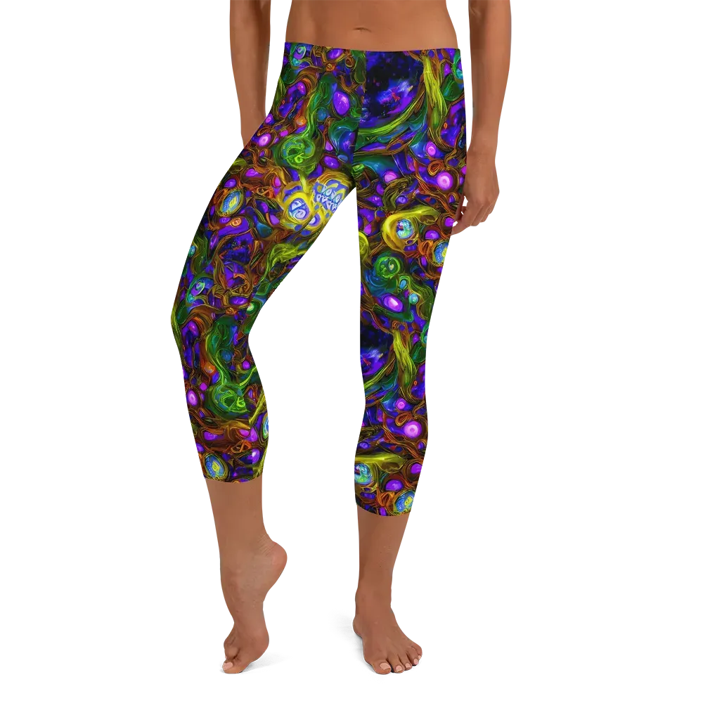 Electric Organica on Capri Leggings — Front