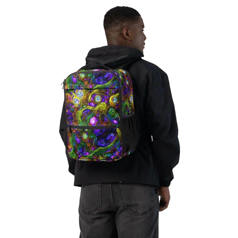 Electric Organica on Utility Backpack — Back