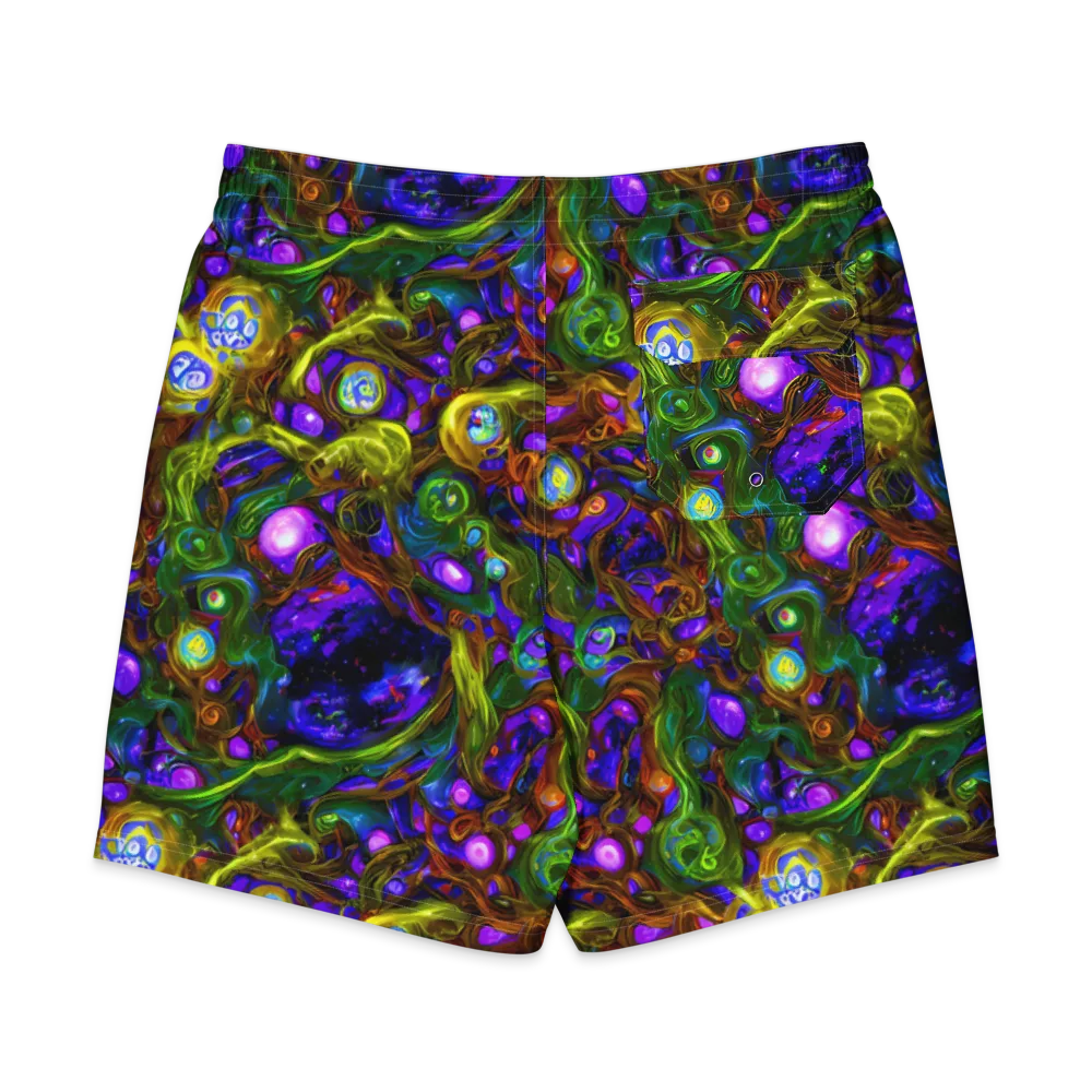 Electric Organica on Men's Board Shorts — Back