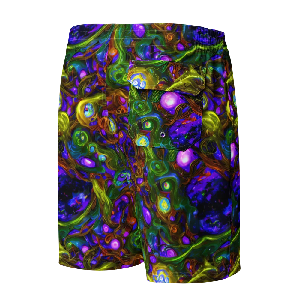 Electric Organica on Men's Board Shorts — Back