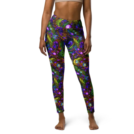 Electric Organica on a Yoga Leggings
