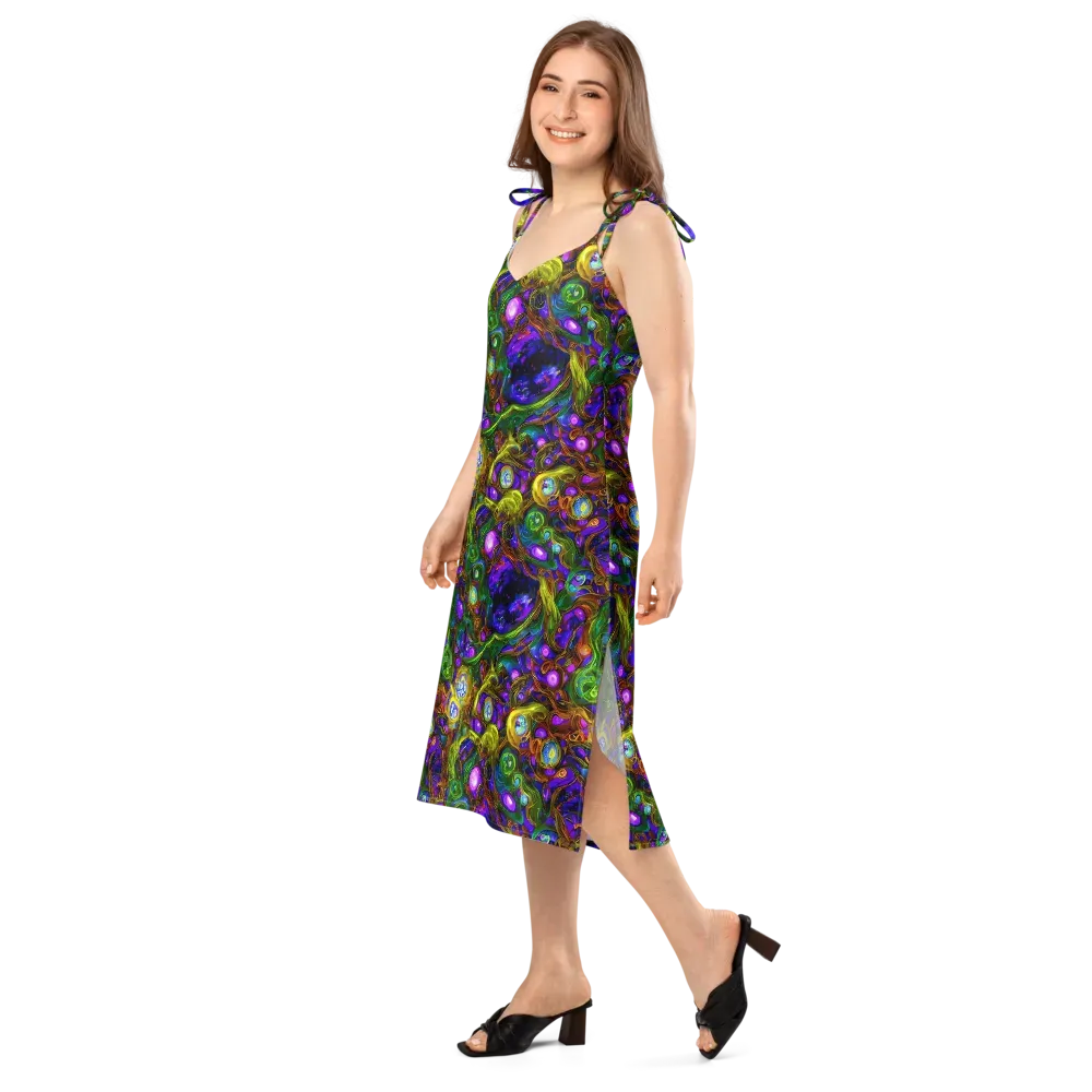 Electric Organica on Slip Dress — Left Front