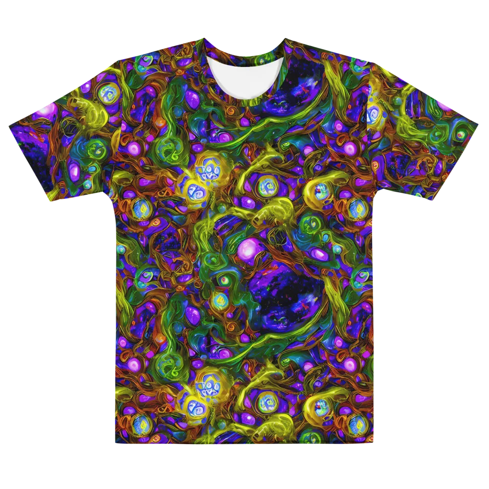 Electric Organica on Men's Cotton Crew Neck T-Shirt — Front