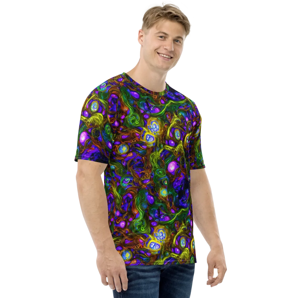 Electric Organica on Men's Crew Neck T-Shirt — Right