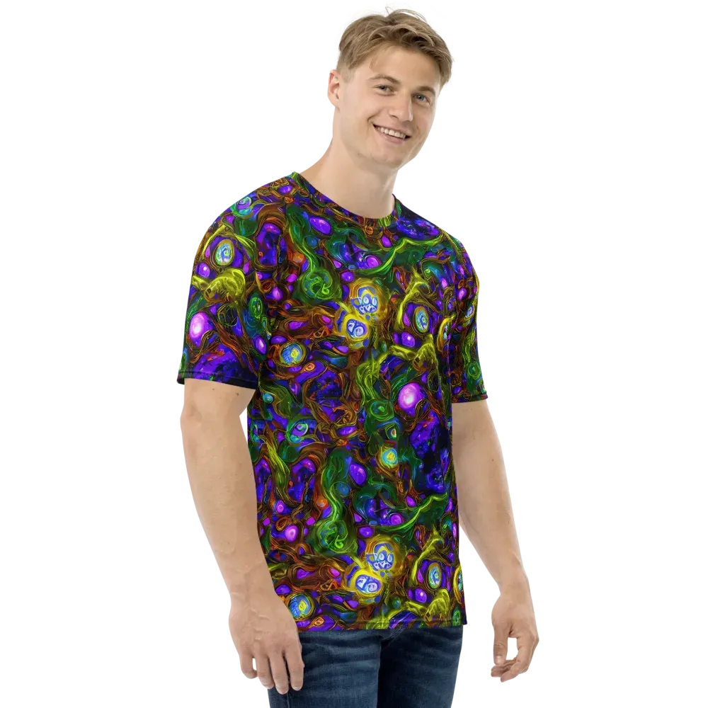 Electric Organica on Men's Crew Neck T-Shirt — Right