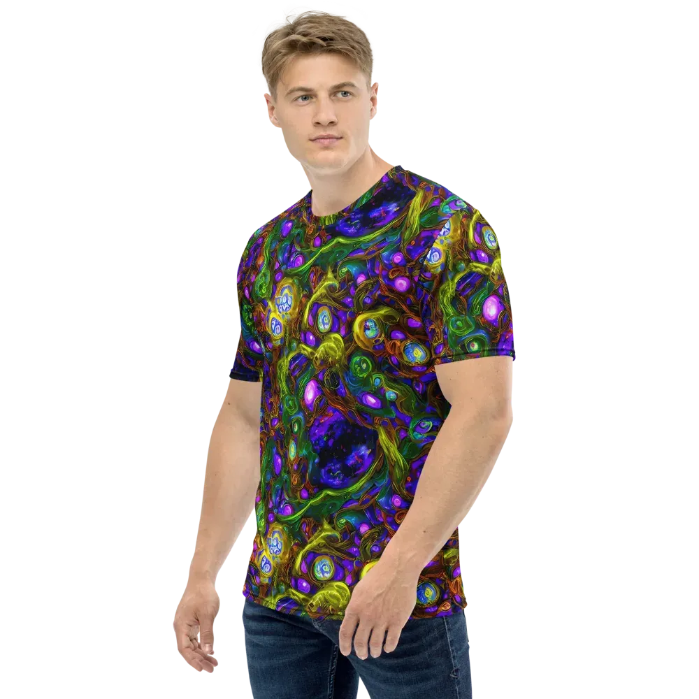 Electric Organica on Men's Crew Neck T-Shirt — Left