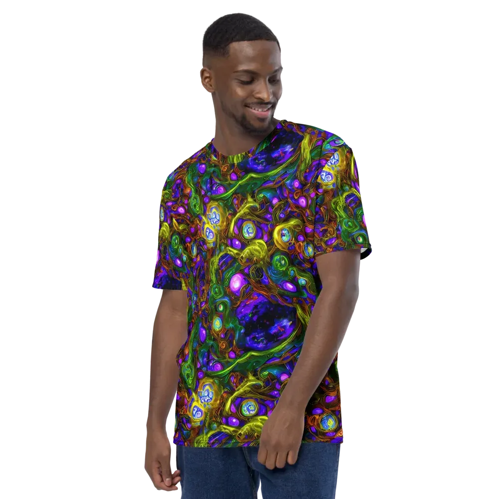 Electric Organica on Men's Crew Neck T-Shirt — Left