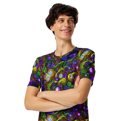Electric Organica on a Men's Crew Neck T-Shirt