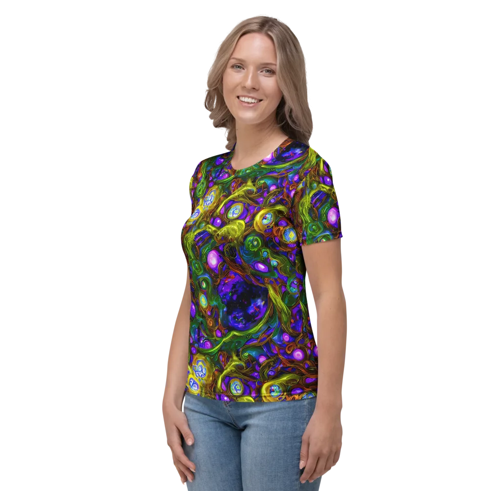 Electric Organica on Women's Crew Neck T-Shirt — Left