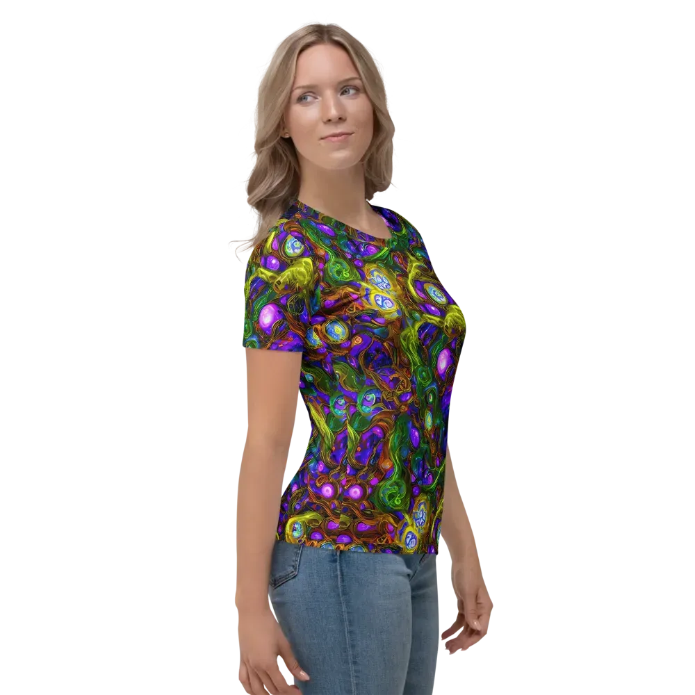 Electric Organica on Women's Crew Neck T-Shirt — Right