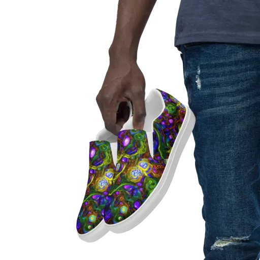 Electric Organica on a Men's Slip-On Canvas Shoes
