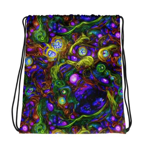 Electric Organica on a Drawstring Bag