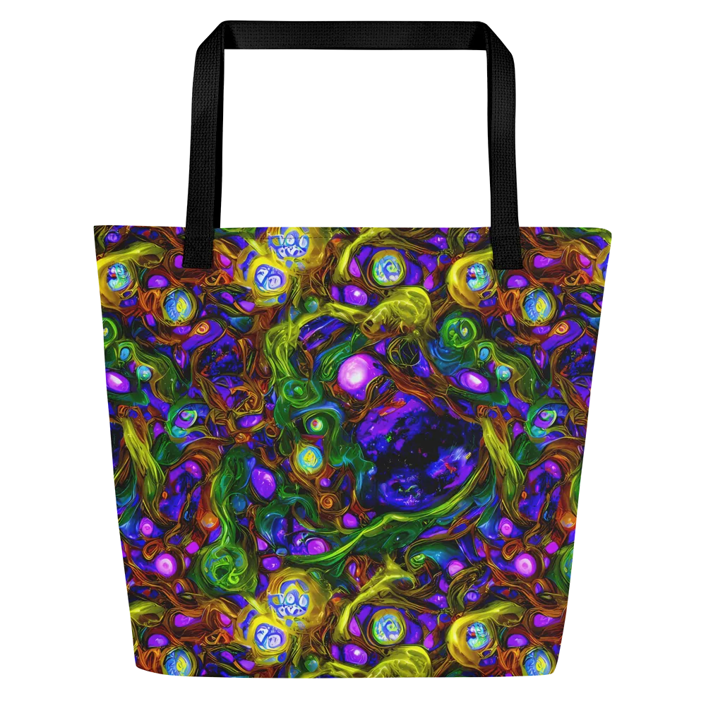 Electric Organica on Large Tote Bag W/ Pocket — Front