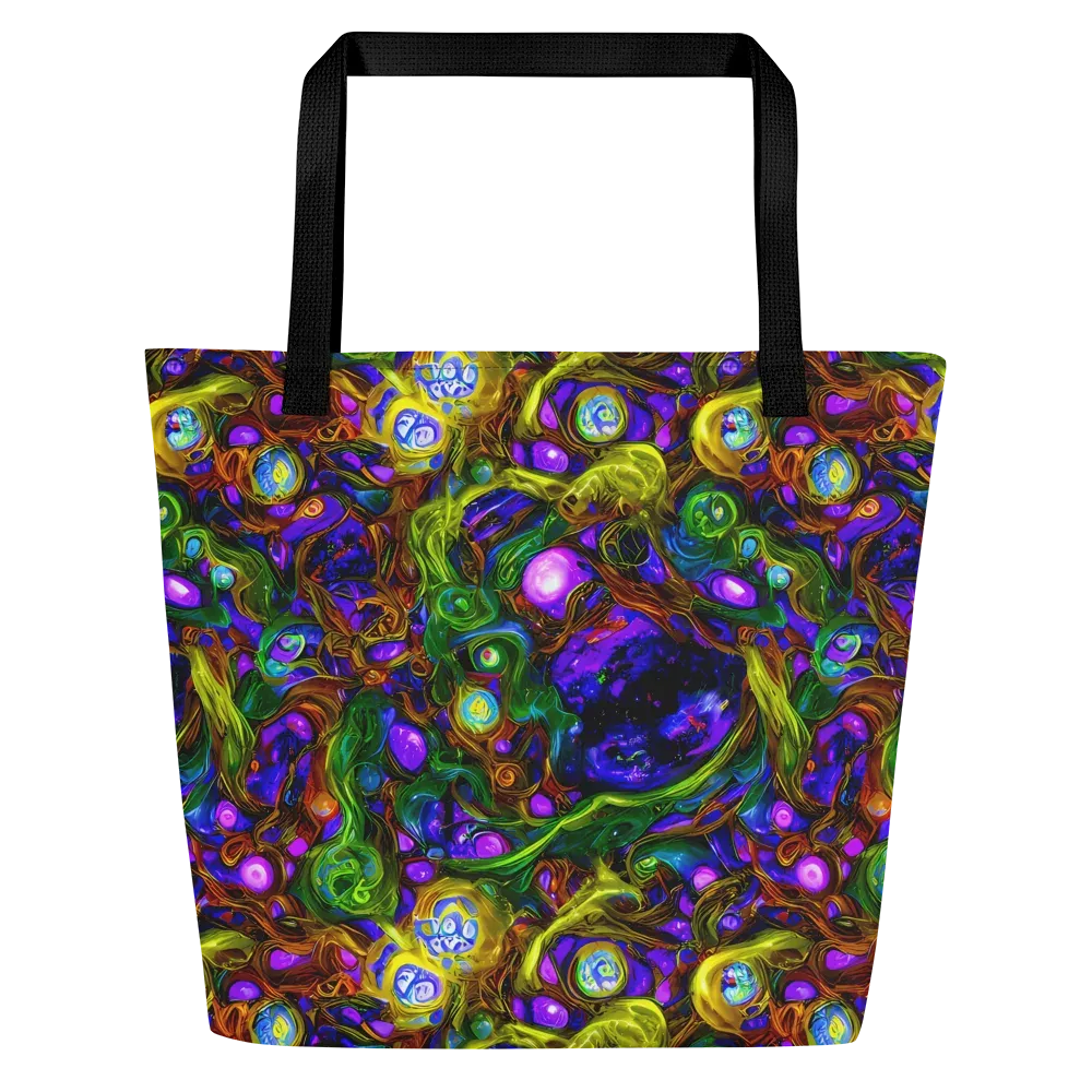Electric Organica on Large Tote Bag W/ Pocket — Front