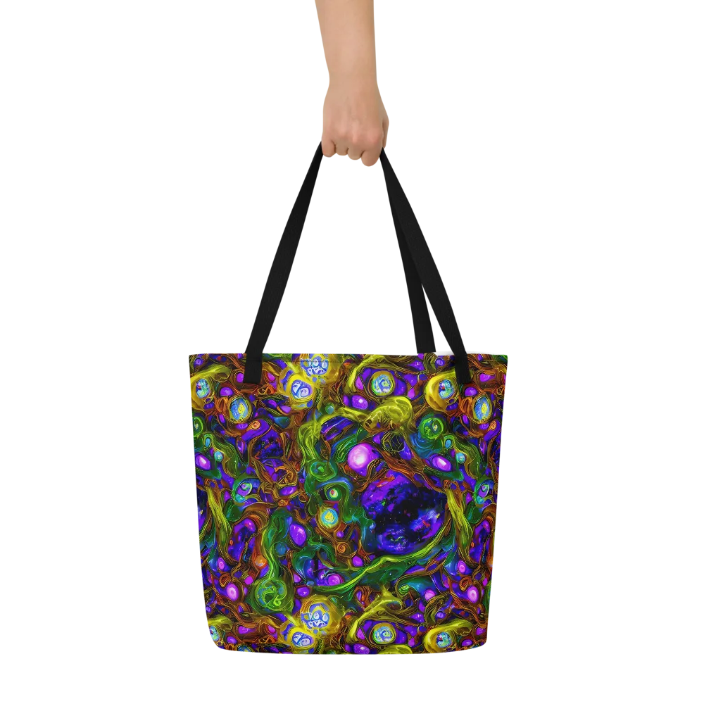 Electric Organica on Large Tote Bag W/ Pocket — Front
