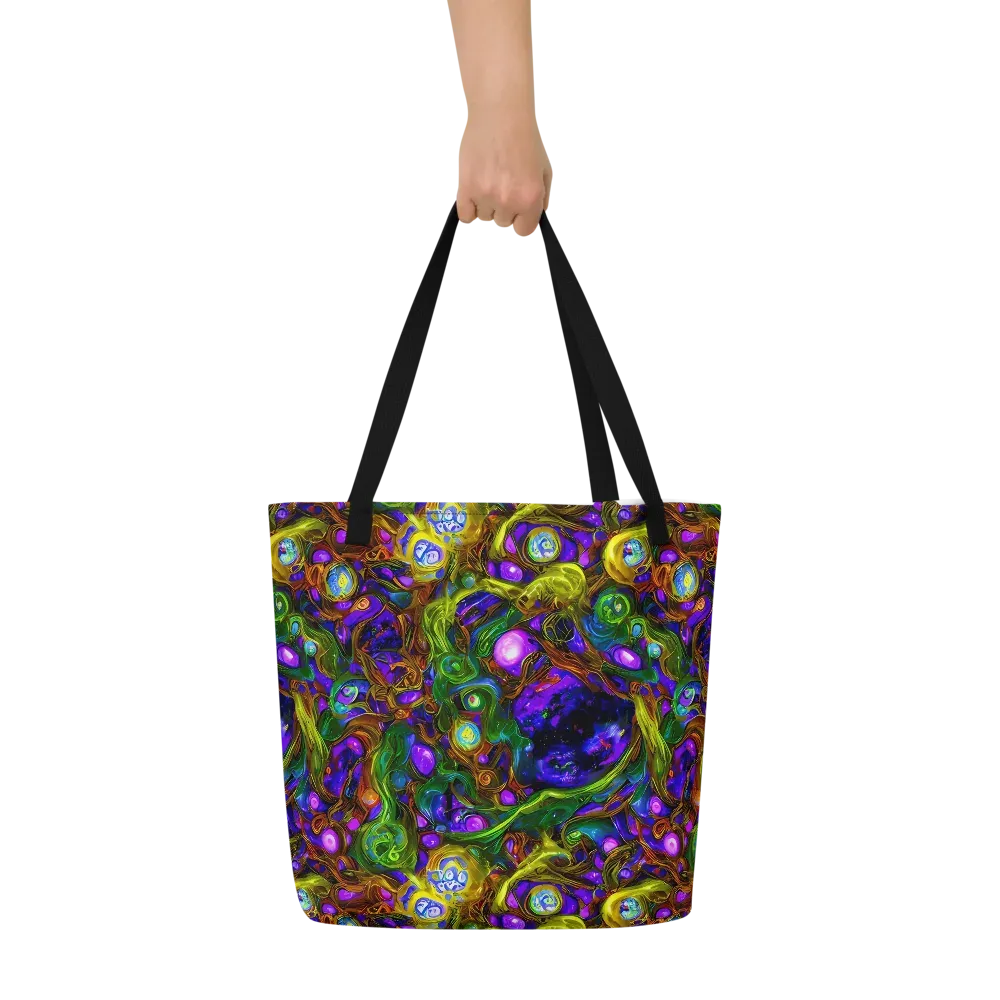 Electric Organica on Large Tote Bag W/ Pocket — Front