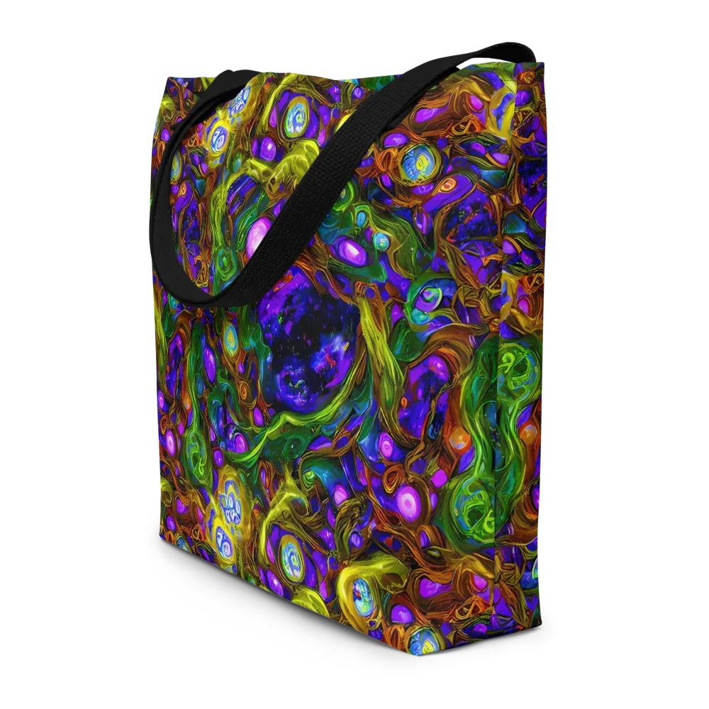 Electric Organica on Large Tote Bag W/ Pocket — Front