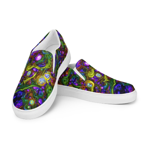 Electric Organica on a Women's Slip-On Canvas Shoes
