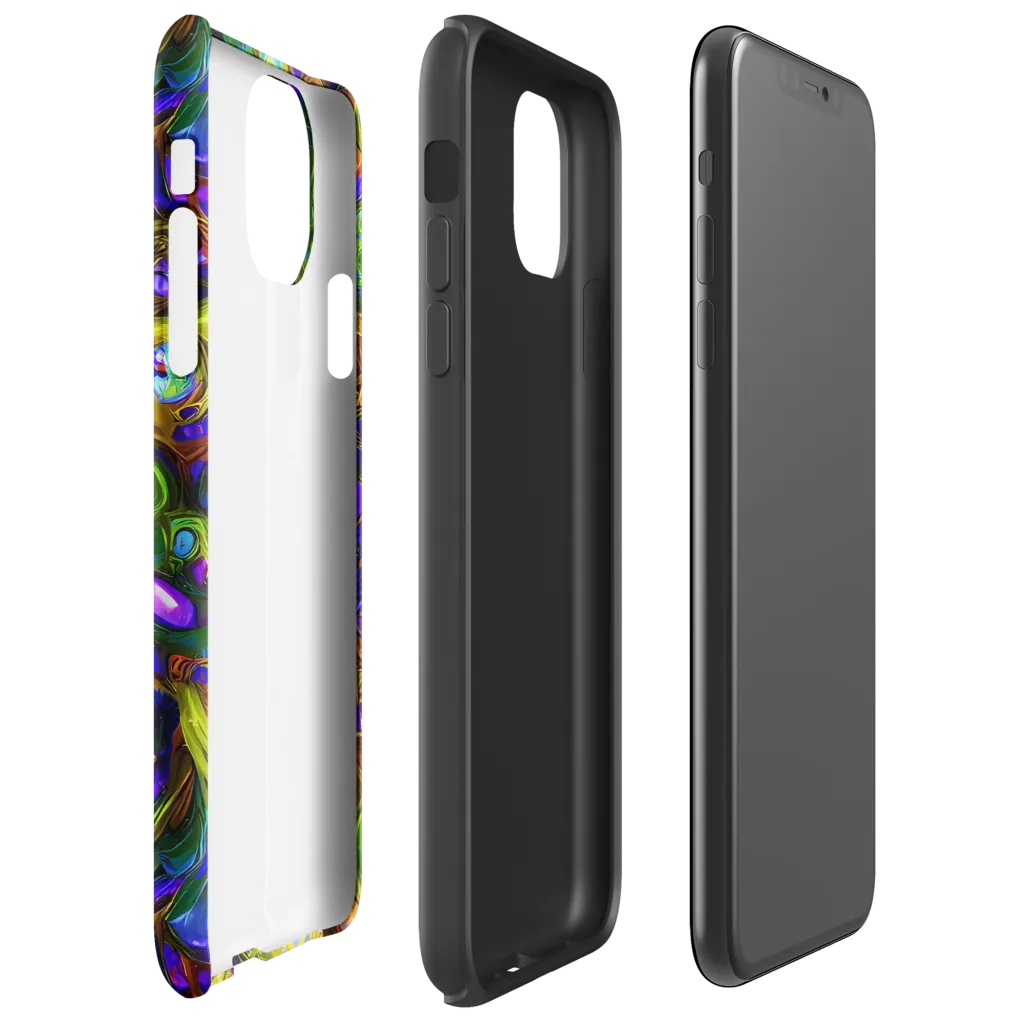 Electric Organica on Tough Case for iPhone® — Right