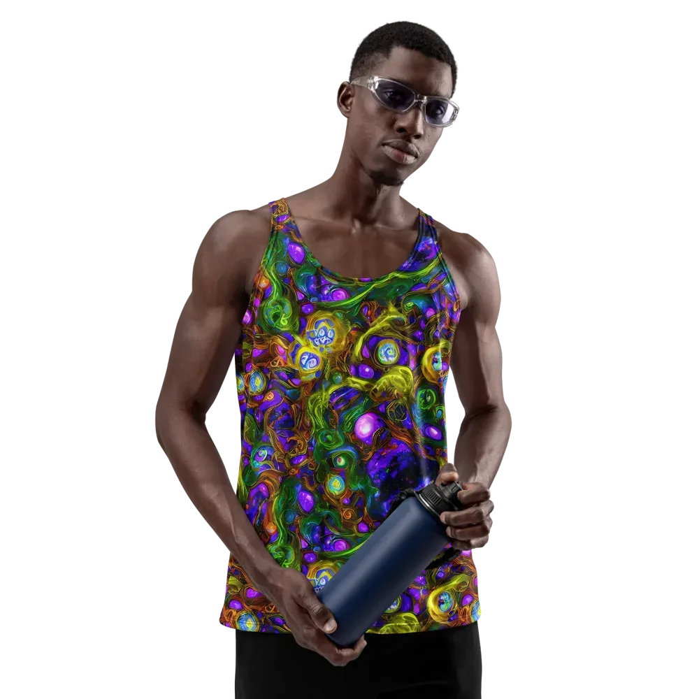 Electric Organica on Men's Tank Top — Front