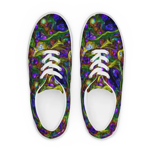 Electric Organica on a Men's Lace-Up Canvas Shoes