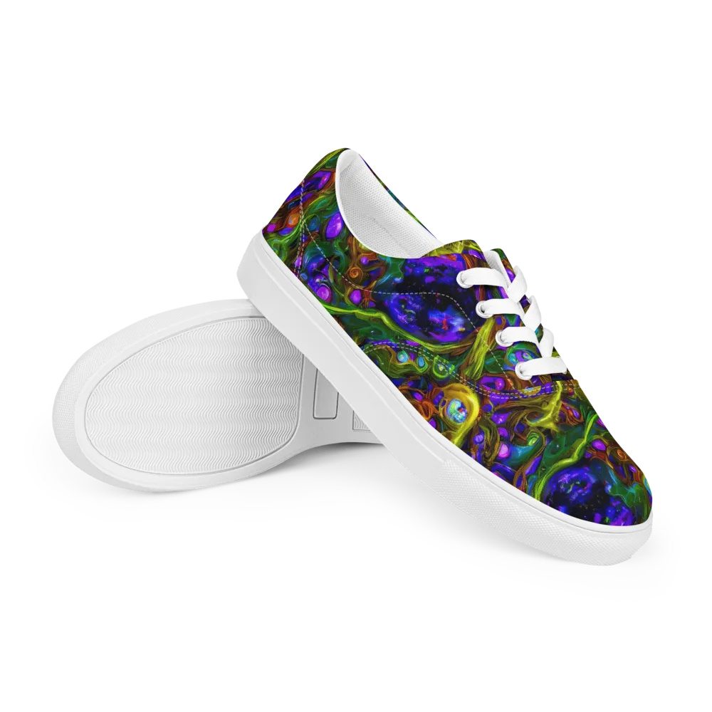 Electric Organica on Men's Lace-Up Canvas Shoes — Right Front