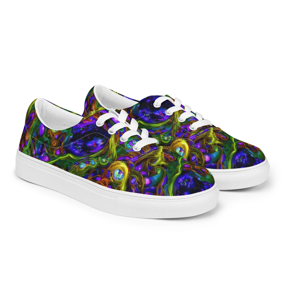 Electric Organica on Men's Lace-Up Canvas Shoes — Right Front