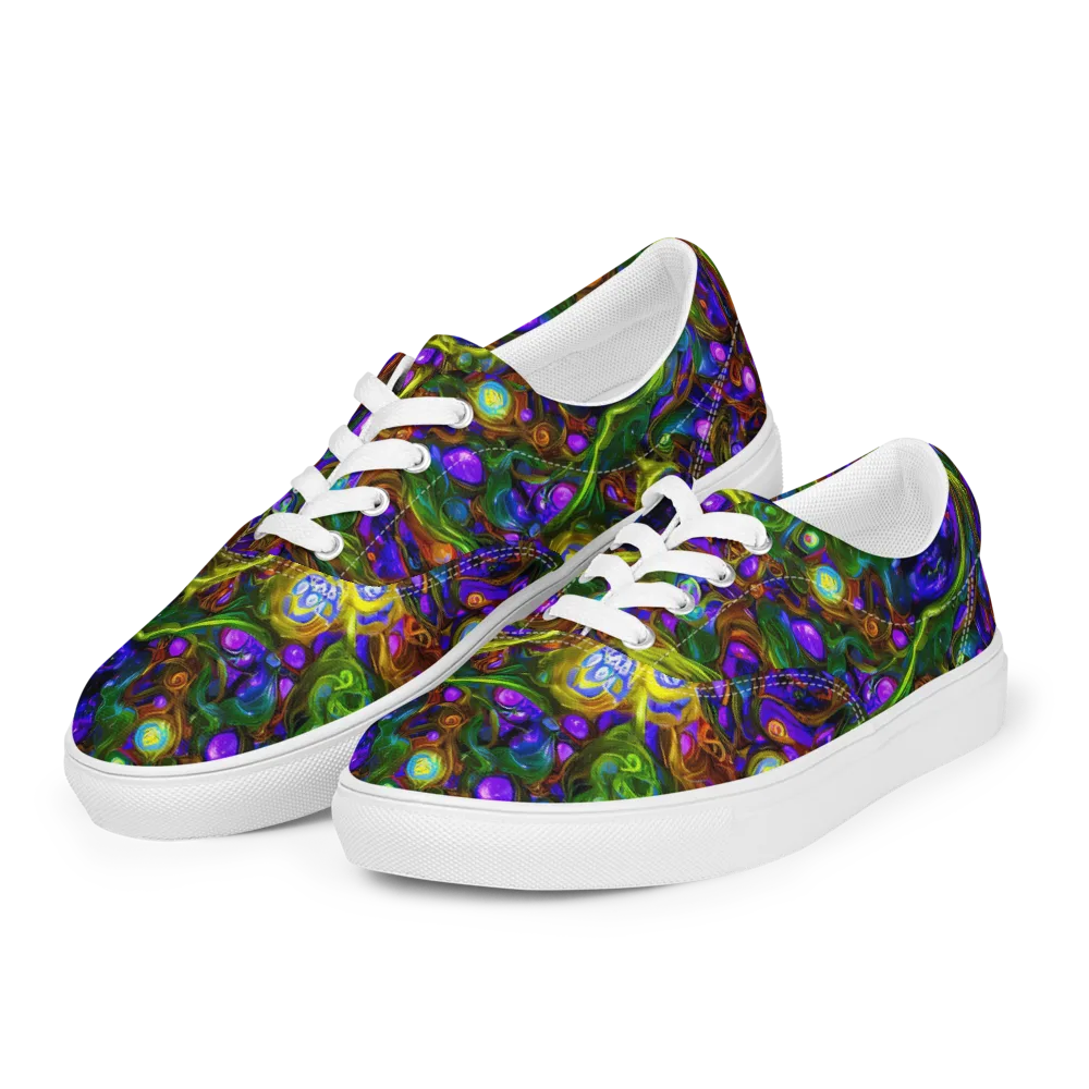 Electric Organica on Men's Lace-Up Canvas Shoes — Left Front