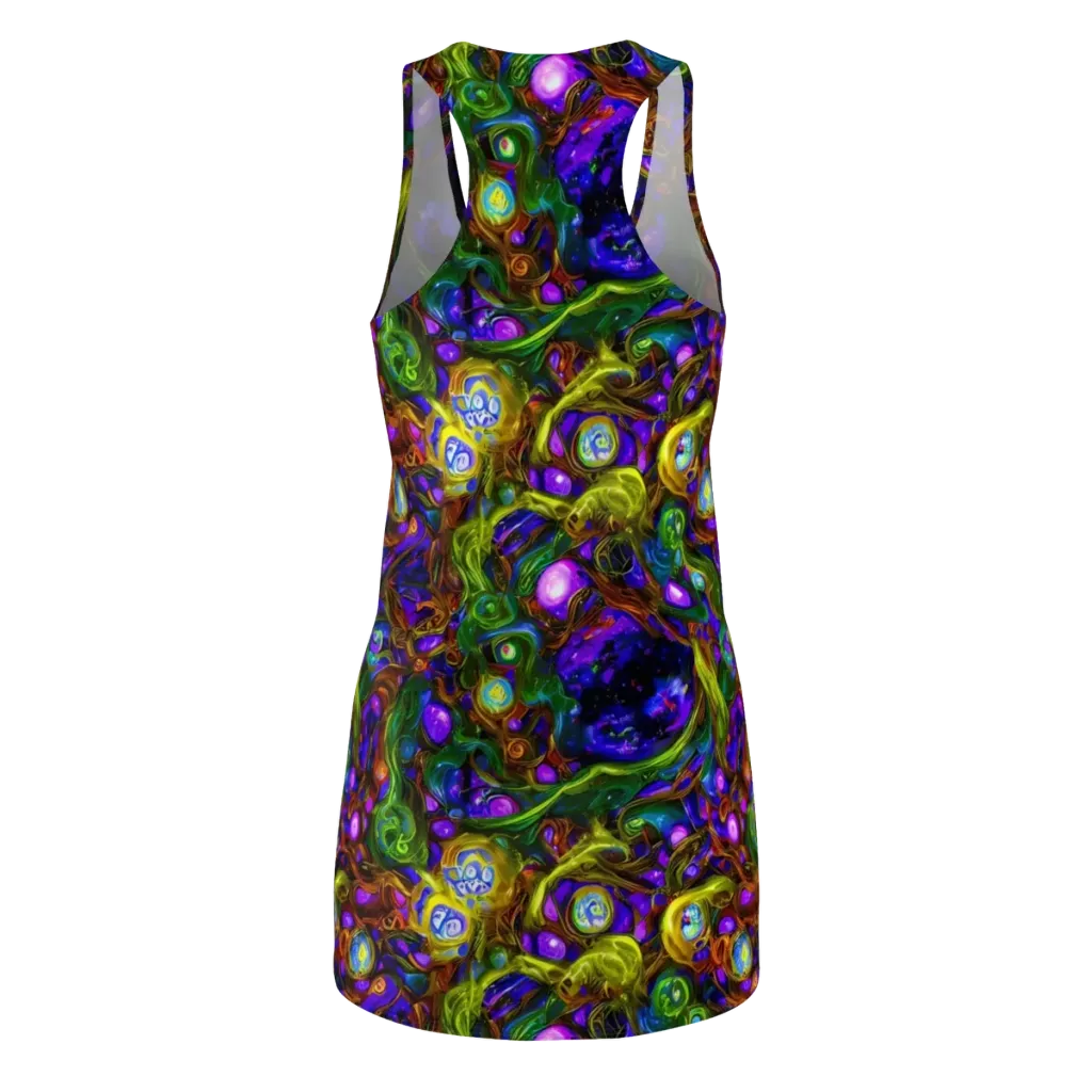 Electric Organica on Racerback Dress — Back