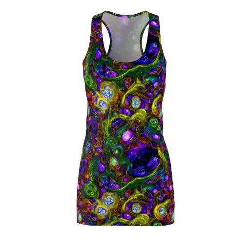 Electric Organica on a Racerback Dress