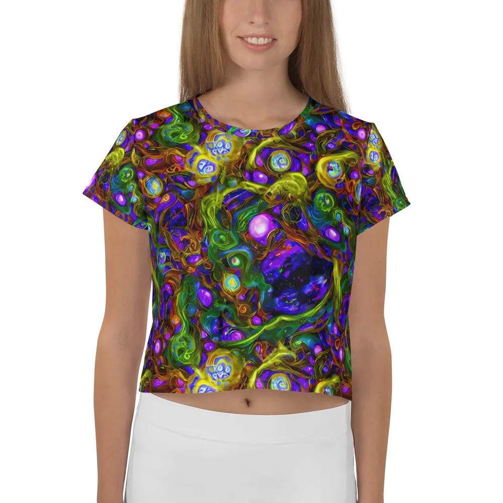 Electric Organica on Crop Tee — Front