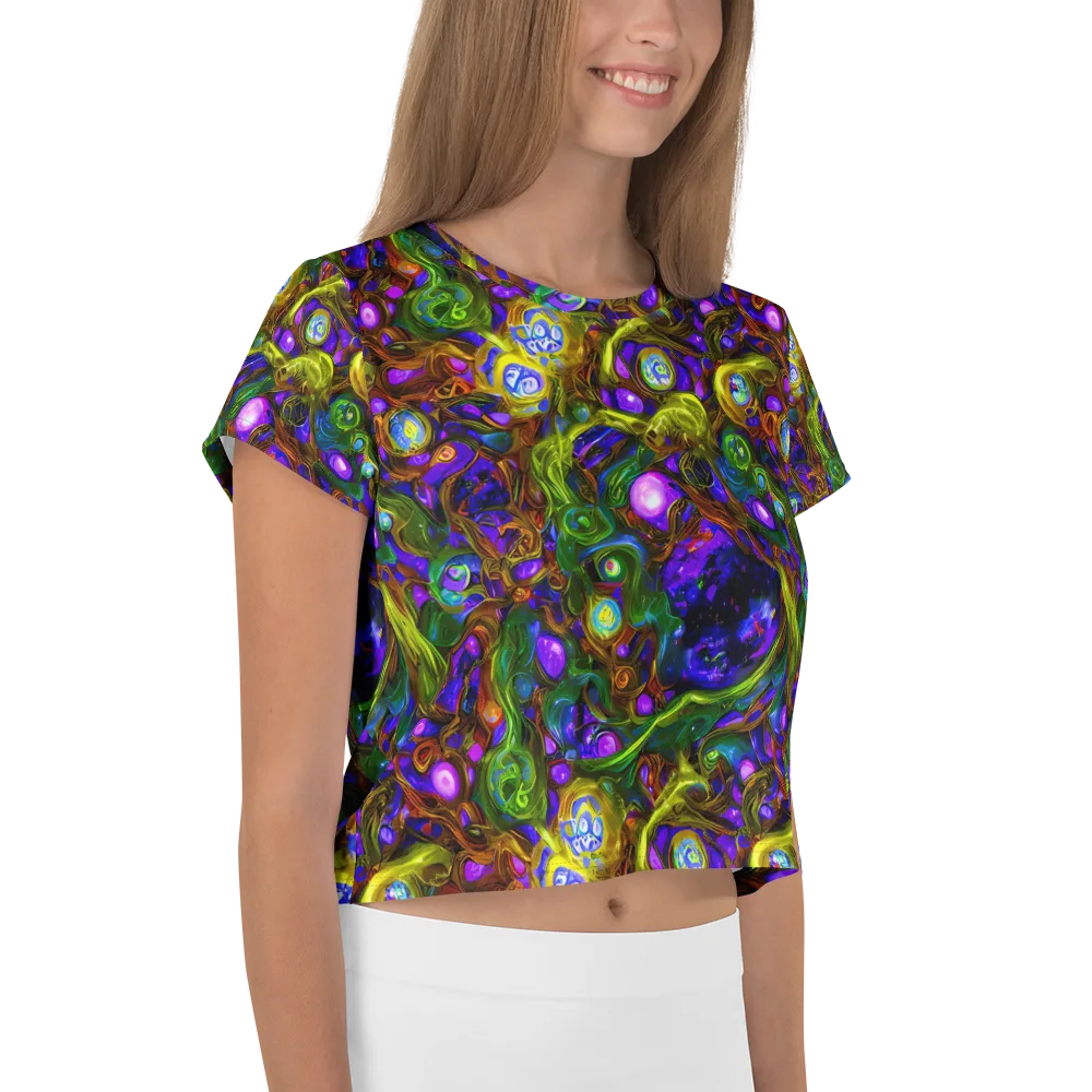 Electric Organica on Crop Tee — Right