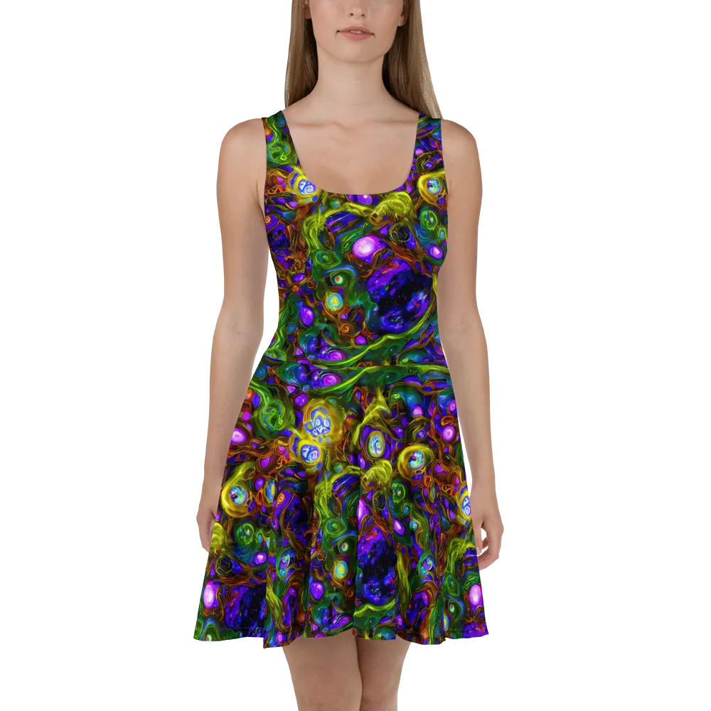 Electric Organica on Skater Dress — Front