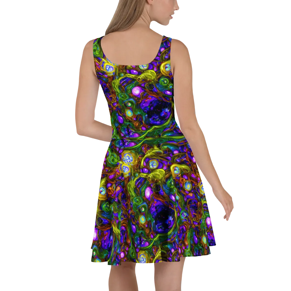 Electric Organica on Skater Dress — Back