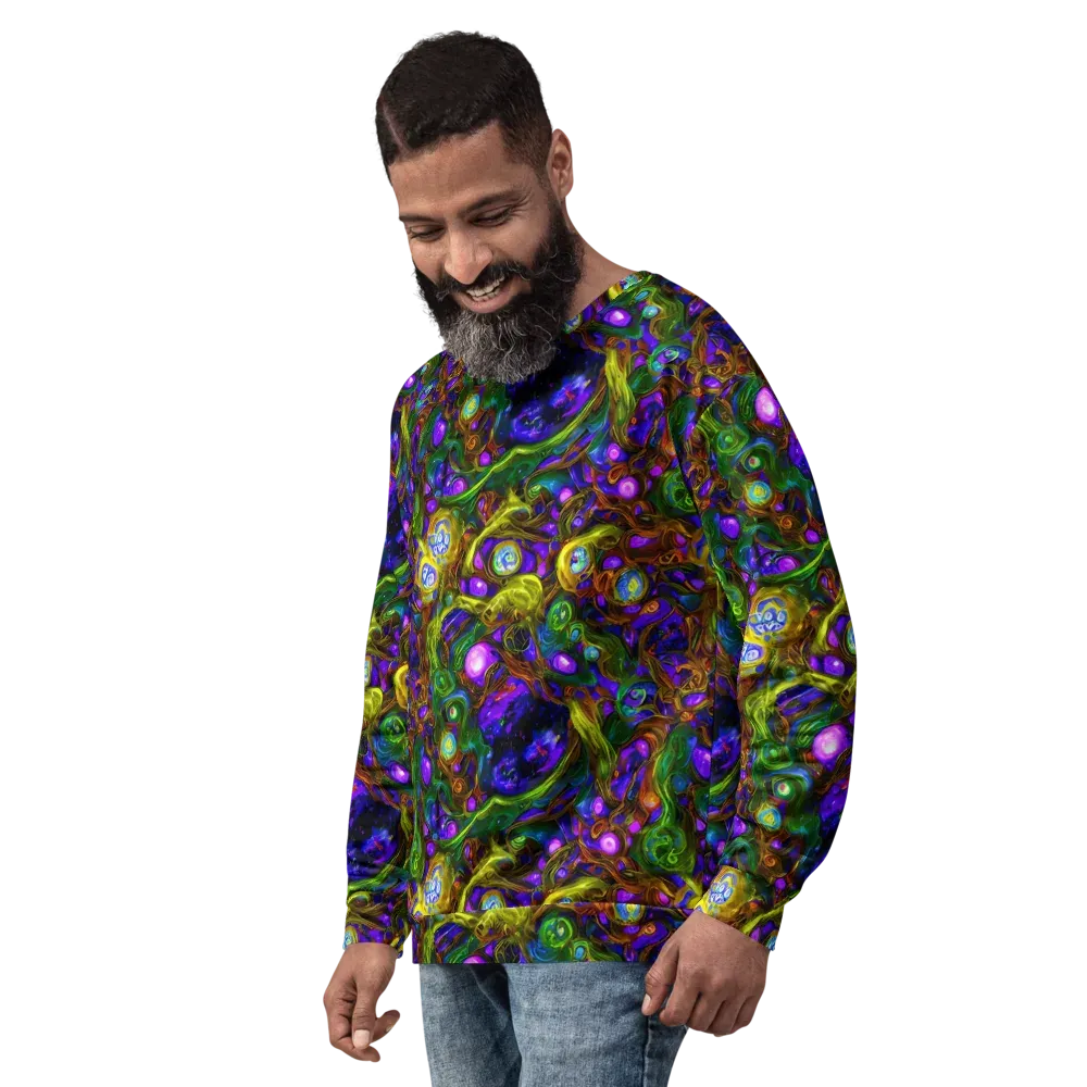 Electric Organica on Sweatshirt — Left Front