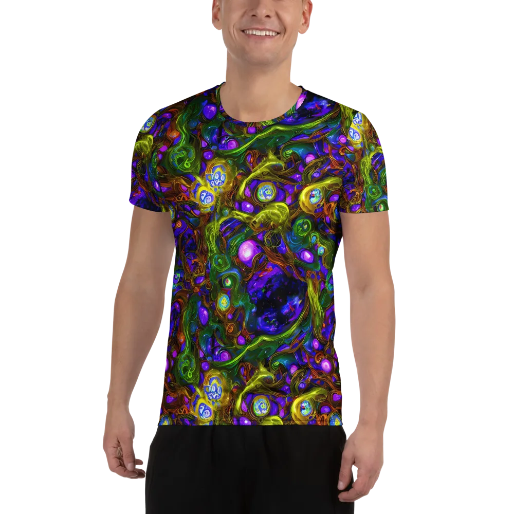 Electric Organica on Men's Athletic T-Shirt — Front