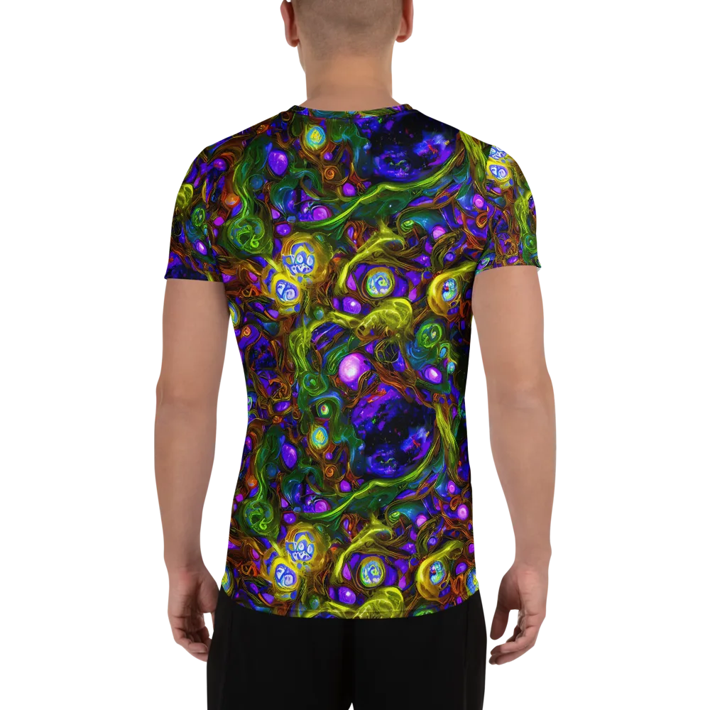 Electric Organica on Men's Athletic T-Shirt — Back
