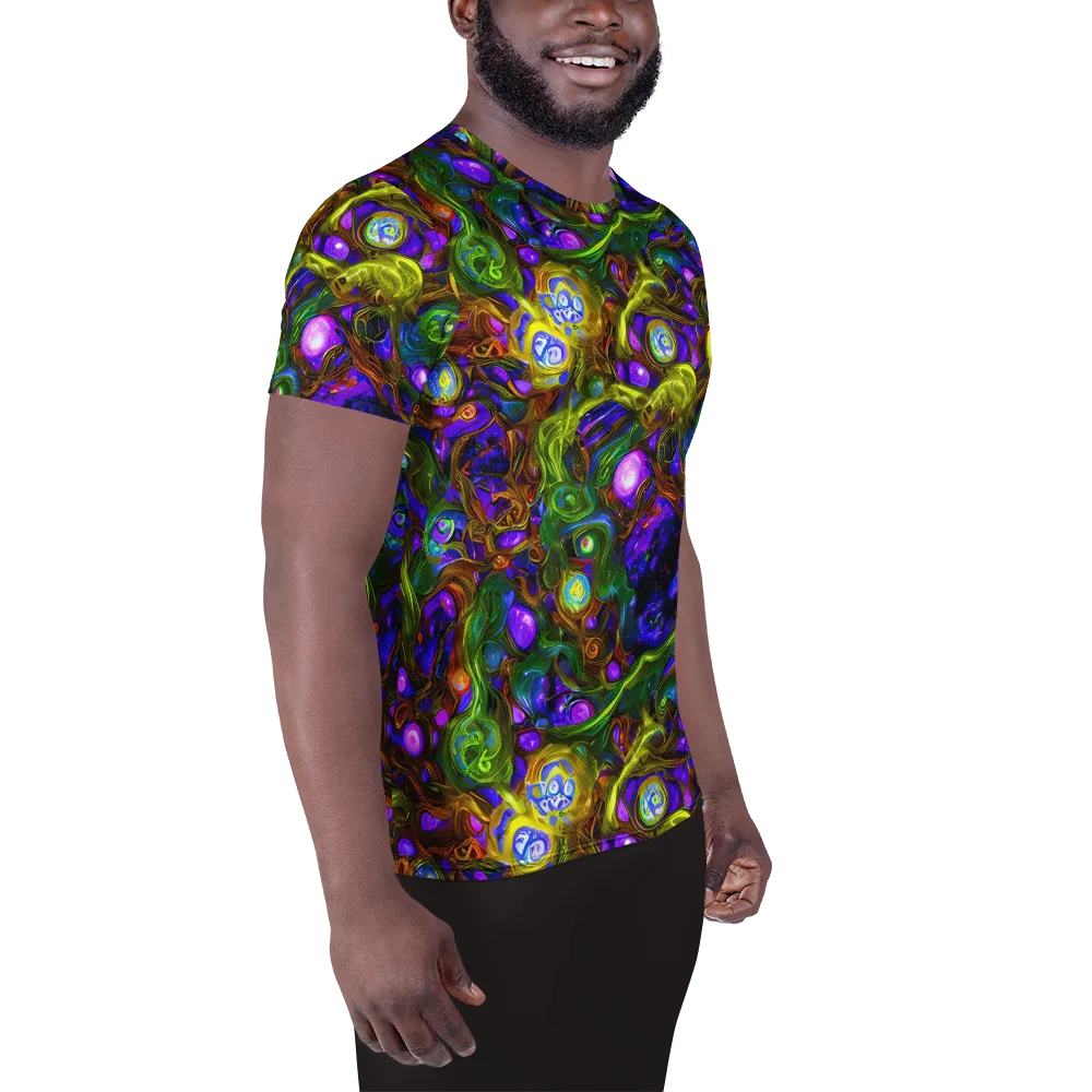 Electric Organica on Men's Athletic T-Shirt — Right