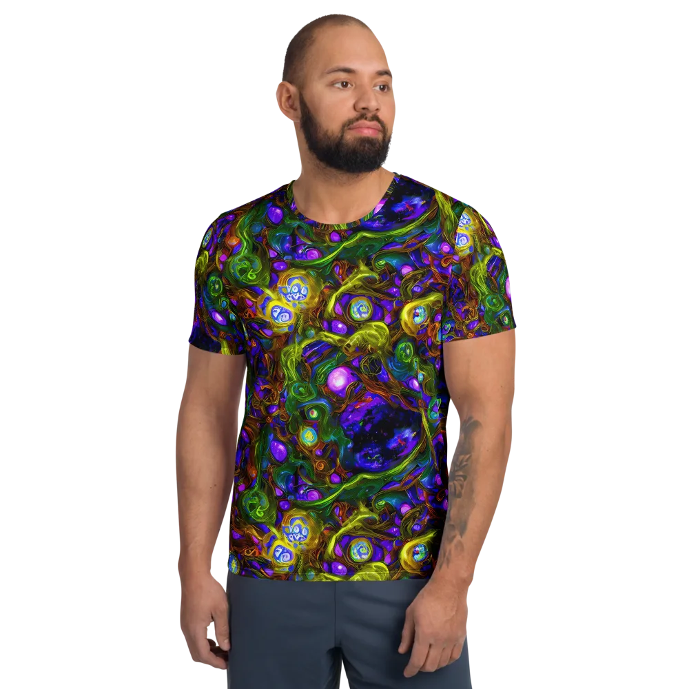 Electric Organica on Men's Athletic T-Shirt — Front