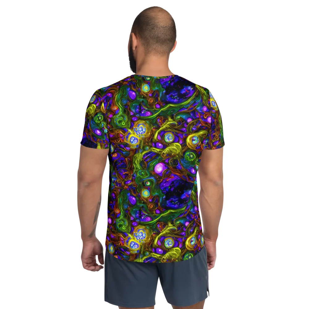 Electric Organica on Men's Athletic T-Shirt — Back