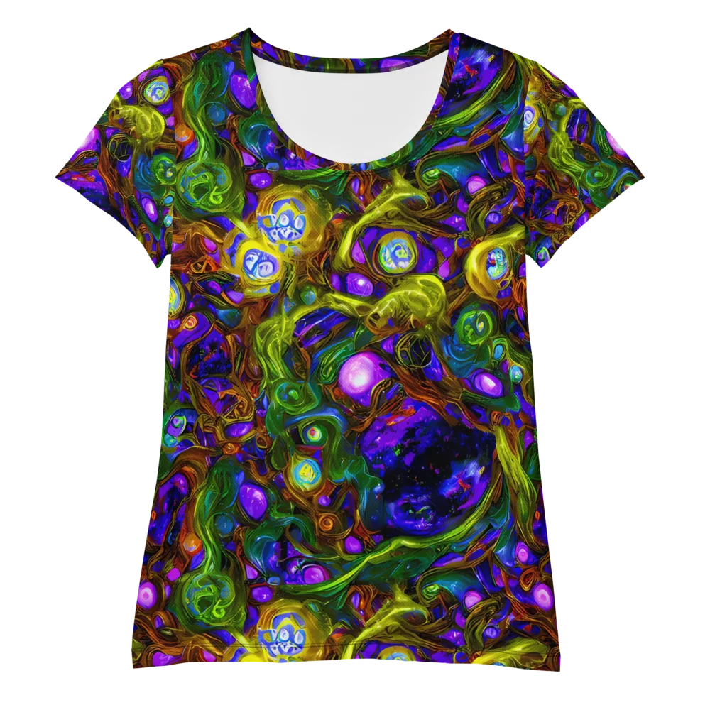 Electric Organica on Women's Athletic T-Shirt — Front