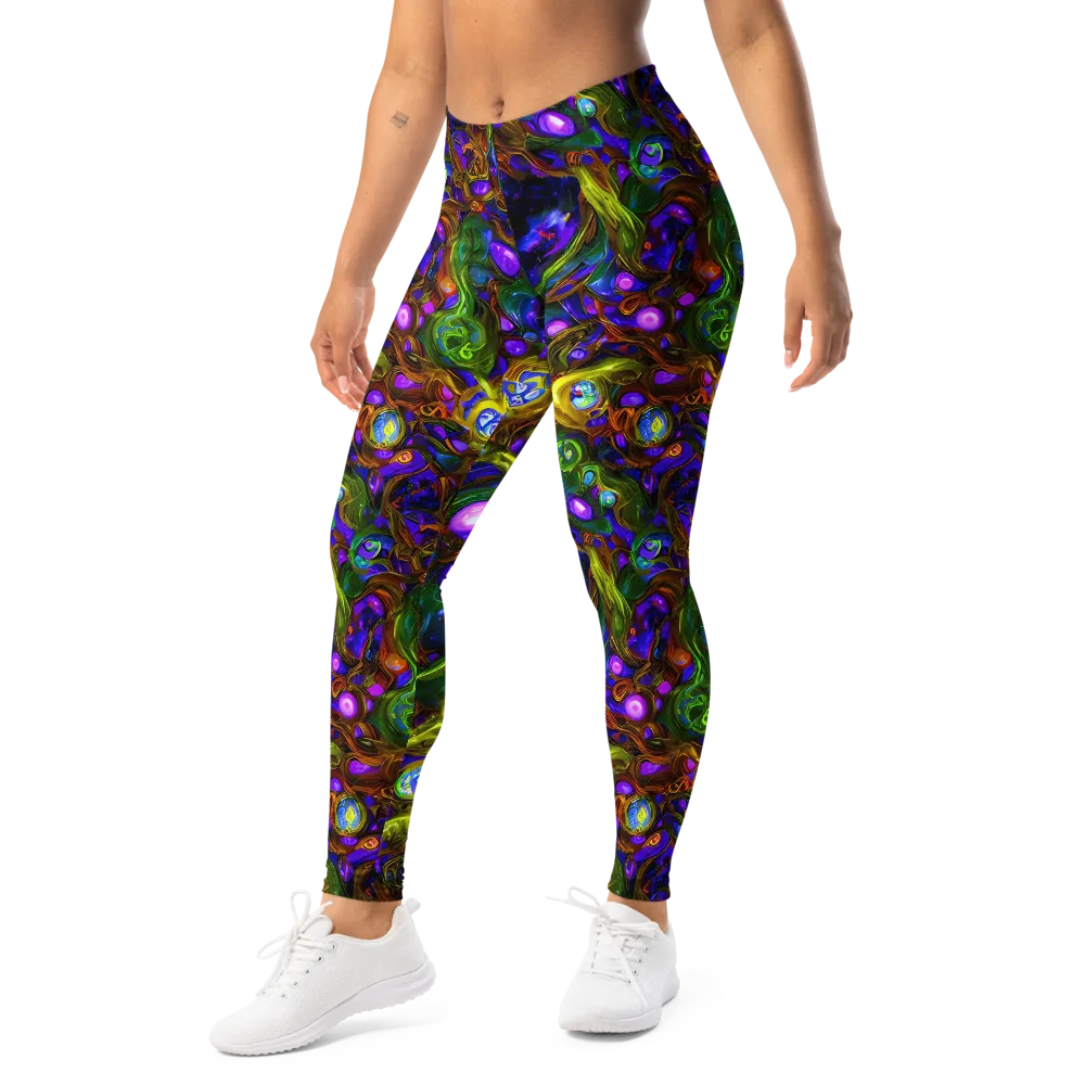 Electric Organica on Leggings — Left Front