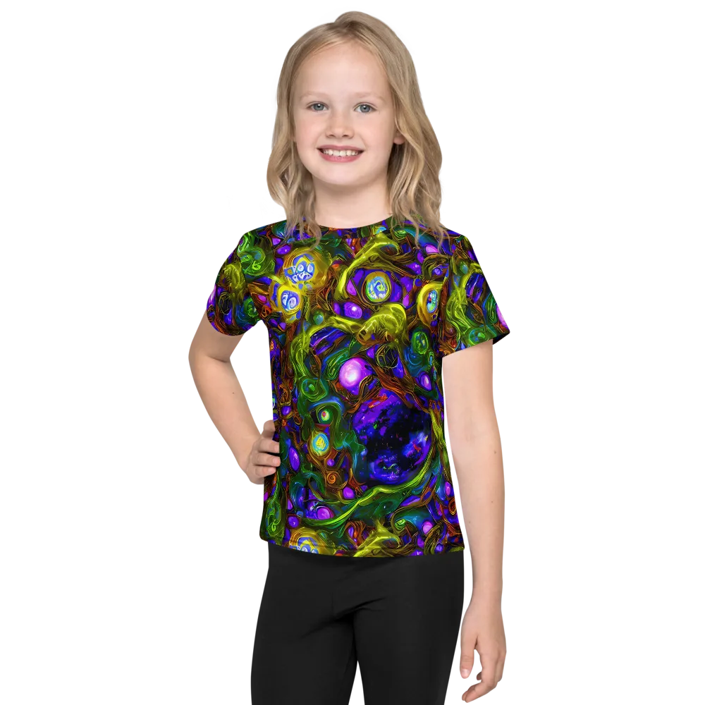 Electric Organica on Kids Crew Neck T-Shirt — Front