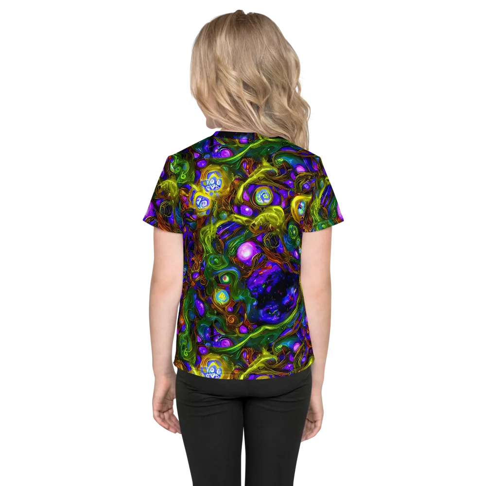 Electric Organica on Kids Crew Neck T-Shirt — Back