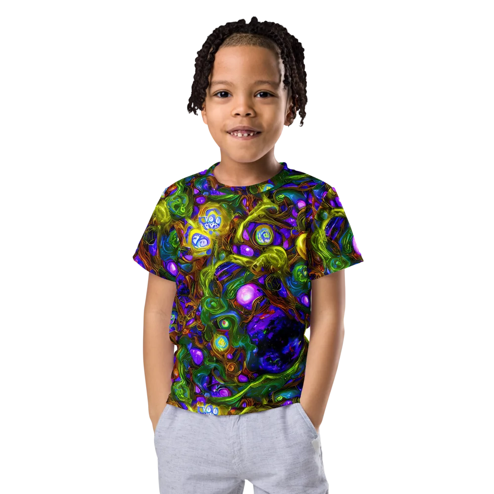 Electric Organica on Kids Crew Neck T-Shirt — Front