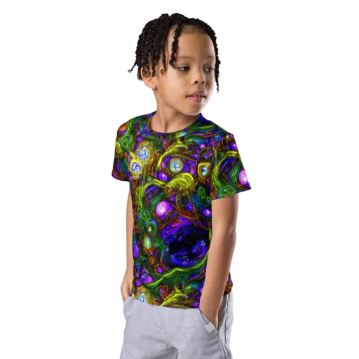 Electric Organica on a Kids Crew Neck T-Shirt