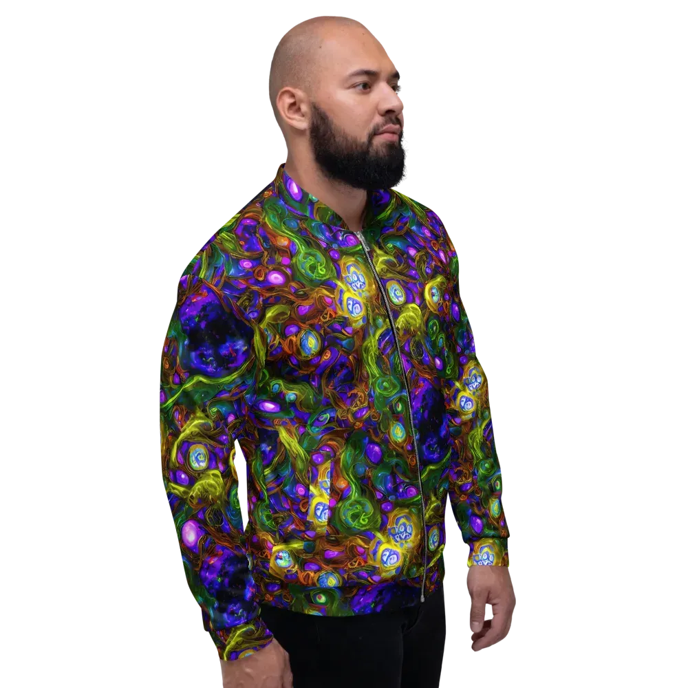 Electric Organica on Bomber Jacket — Right