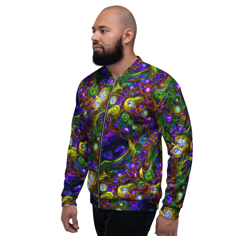 Electric Organica on Bomber Jacket — Left