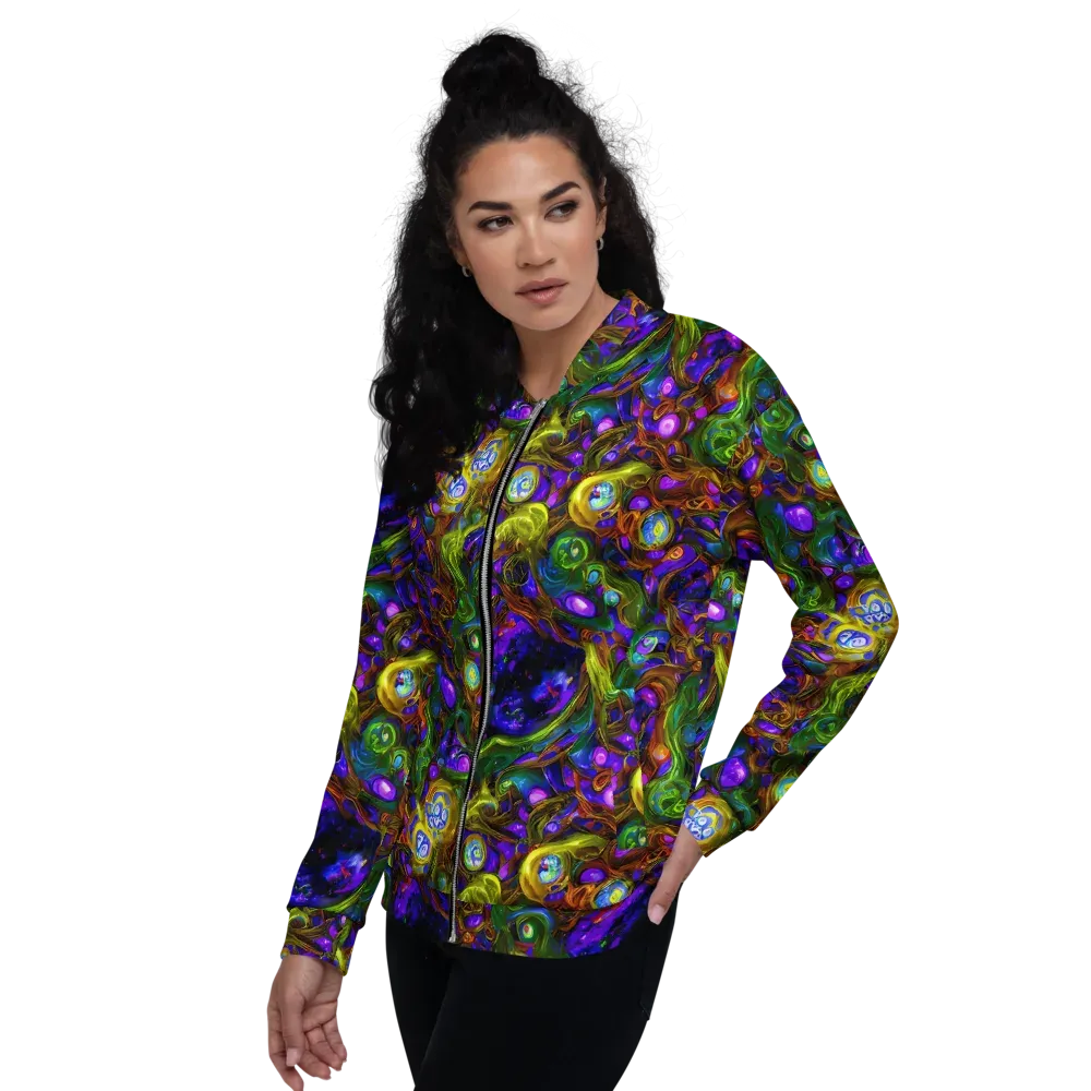 Electric Organica on Bomber Jacket — Left