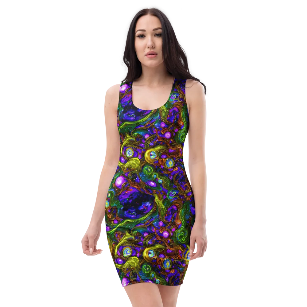 Electric Organica on Bodycon Dress — Front